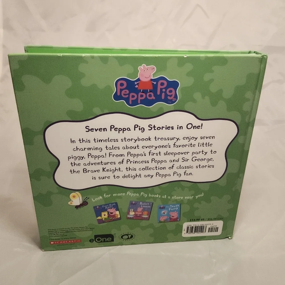 Peppa Pig Storybook Collection 7 Stories on 1 Scholastic Hard Back Book